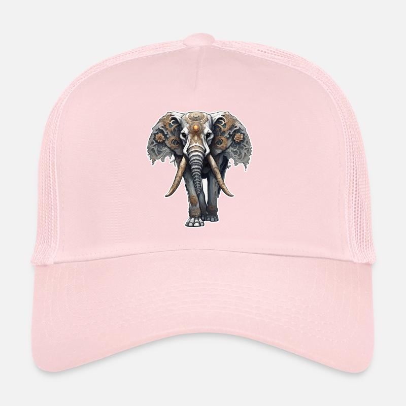 Elefant / Tier / Orientalisch / Blumen / Muster Trucker Cap