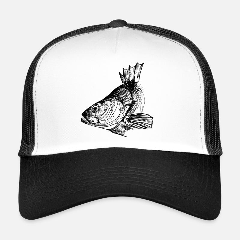 Barsch - Barschangeln - Lieblingsfisch Trucker Cap