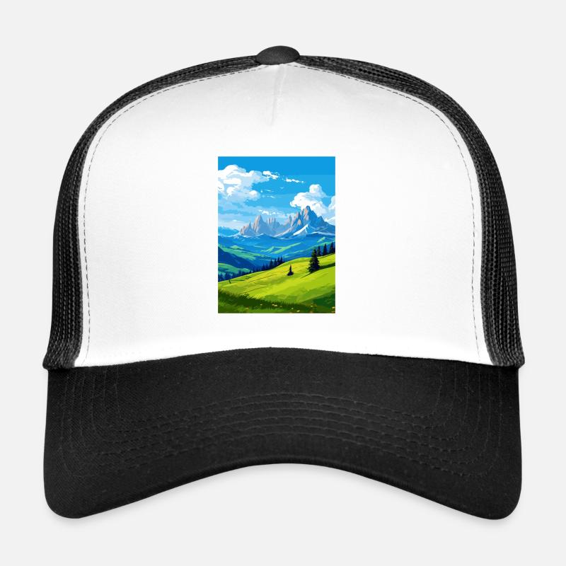 Dolomites Dolomitic Alps Dolomite Mountains Italy Trucker Cap