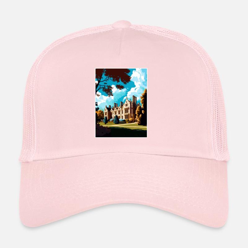 Abbaye d’Anglesey décoration Vintage voyage affiche Casquette trucker 
