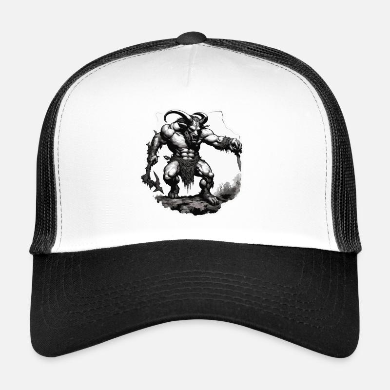 Minotaur / Greek Mythology / Creature Trucker Cap