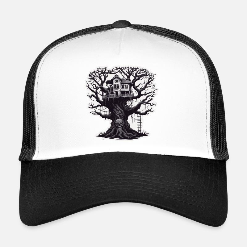 Cabane dans les arbres / Cime des arbres / Cabane dans les arbres / Aventure Casquette trucker 