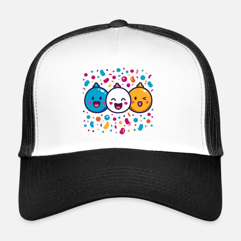 Joie de carnaval avec des confettis Casquette trucker 