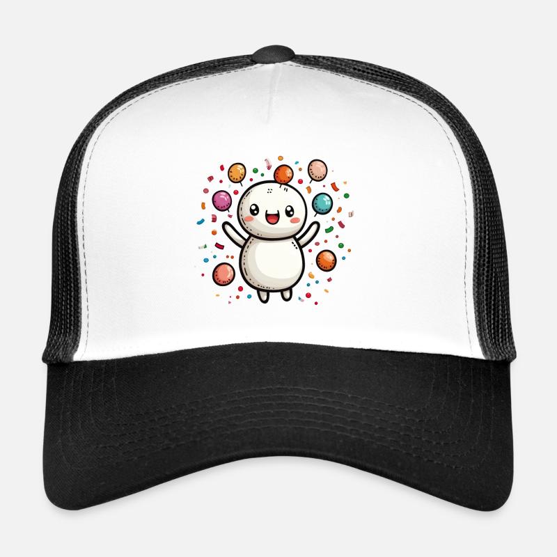 Joie de carnaval avec des confettis Casquette trucker 