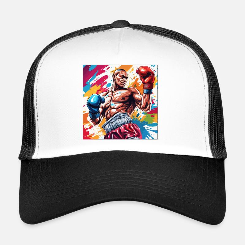 Boxer / Sport / Kampf / Arena / Boxring / Fäuste Trucker Cap
