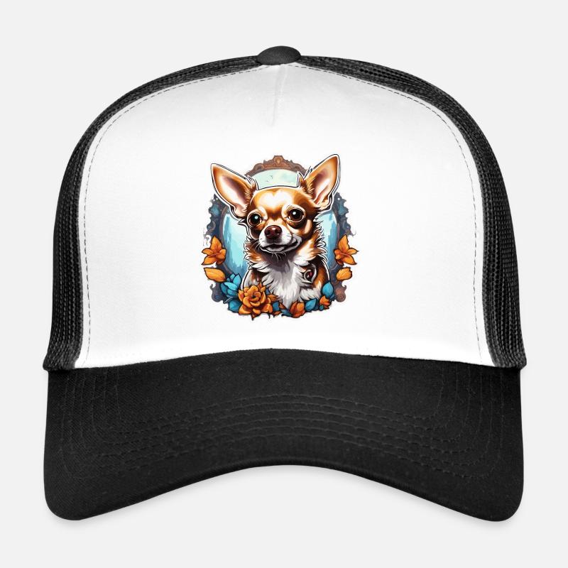 Chihuahua / small dog / animal / tiny / breed Trucker Cap