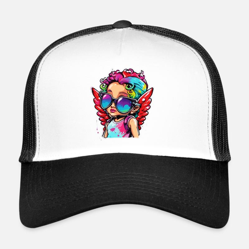 Cupidon / Amour / Flèche / Coeur / Saint Valentin Casquette trucker 