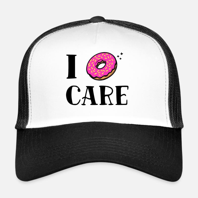 Is Mir Egal Witzig Donut Statement Trucker Cap