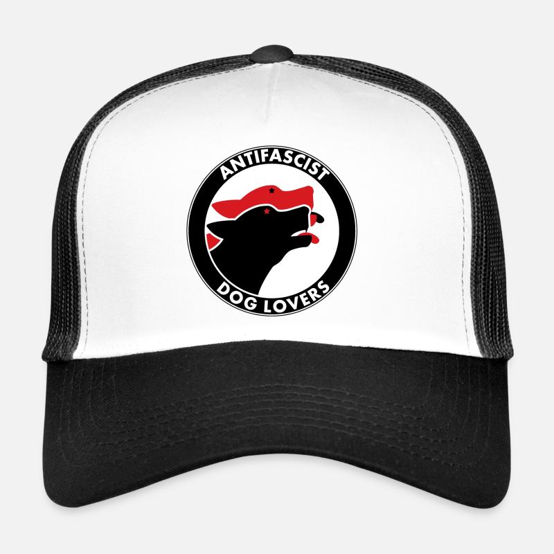 ANTIFASCIST DOG LOVER Trucker Cap