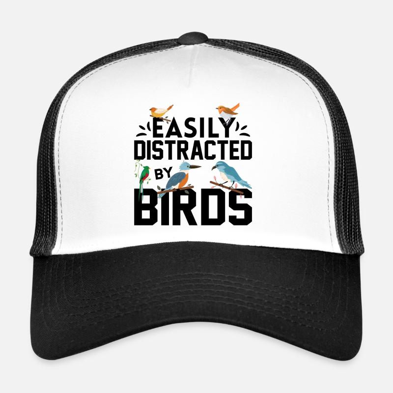 Facilement distrait par les oiseaux Casquette trucker 