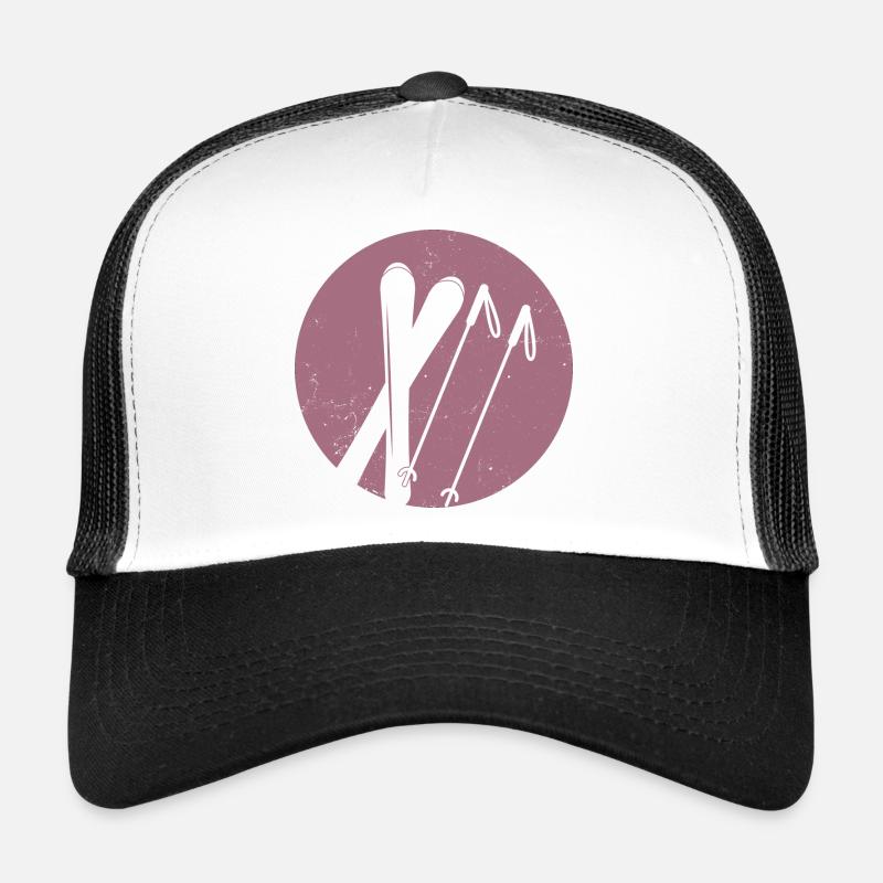 Skifahrer ski Trucker Cap