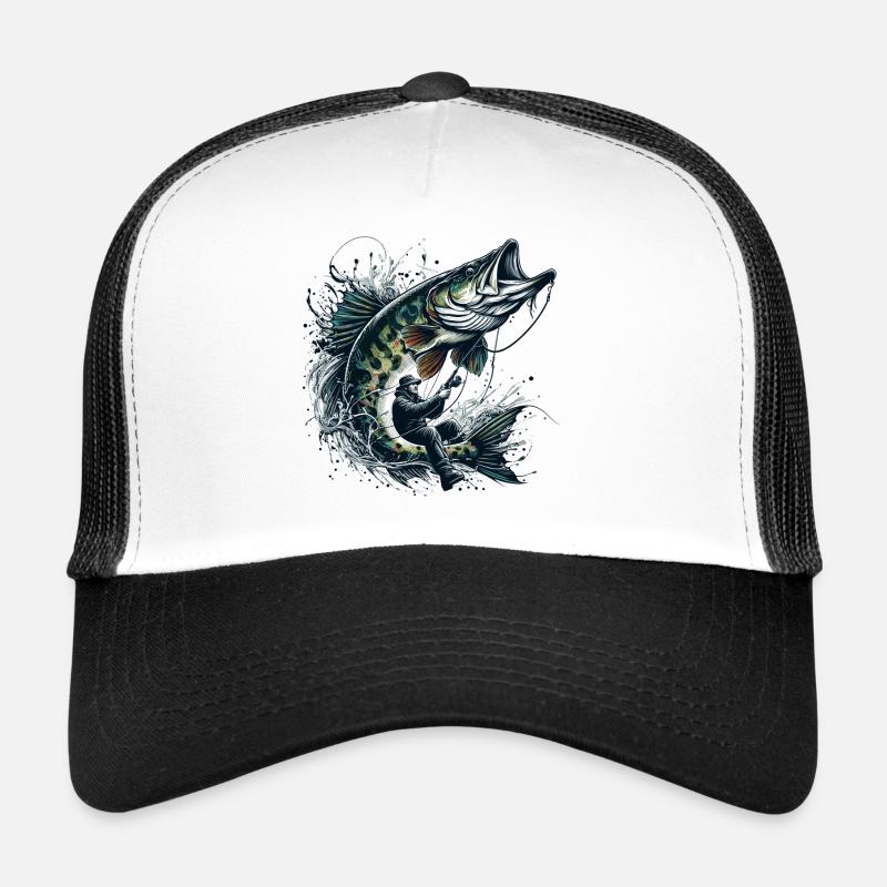 Fishing Pike Gift Trucker Cap