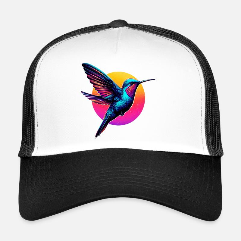 Kolibri - Trucker Cap - Weiß/Schwarz