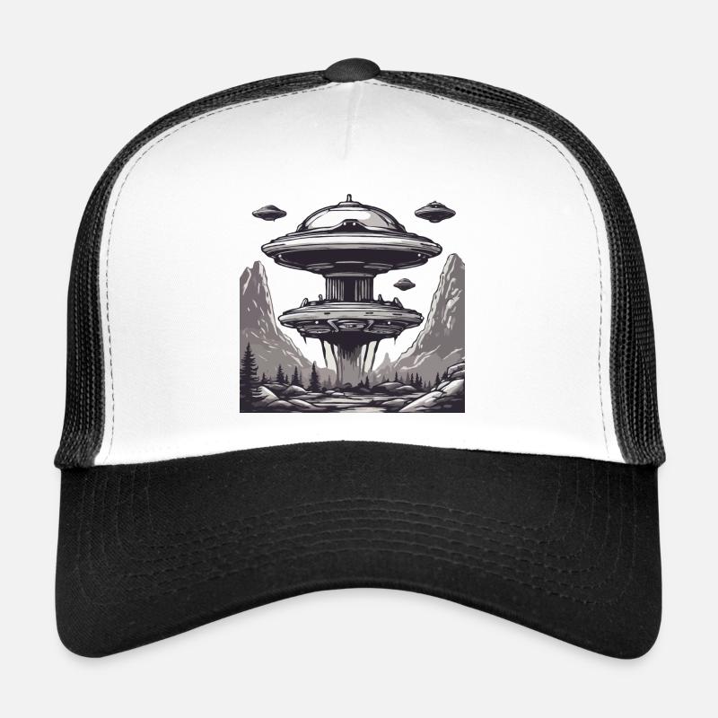 Alien / Raumschiff / Ufo / Area 51 / All / Mars Trucker Cap