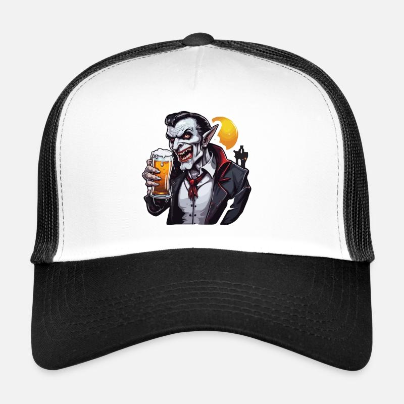 Vampire / Dracula / Suceur de sang / Halloween / Mythe Casquette trucker 
