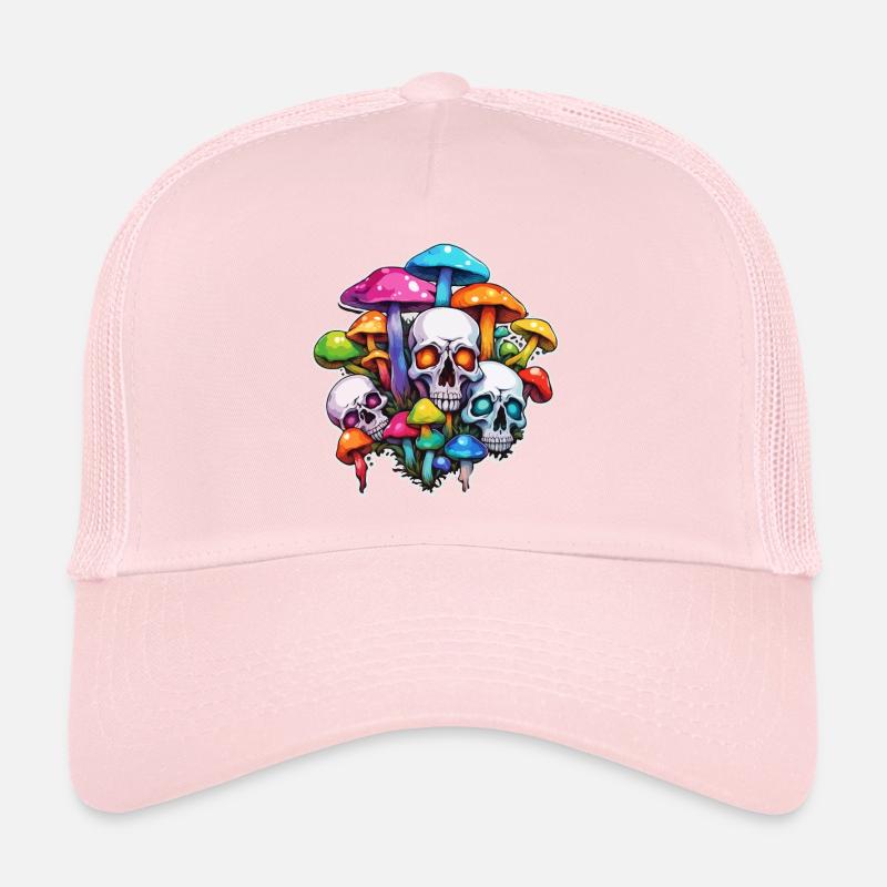 Mushroom / Mushroom / Meadow / Forest / Goa / Psy Trucker Cap