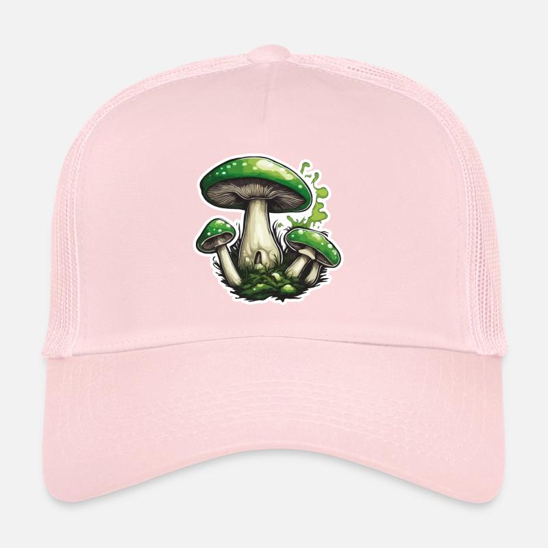 Mushroom / Mushroom / Meadow / Forest / Goa / Psy Trucker Cap