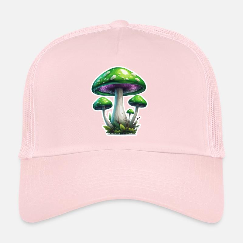 Mushroom / Mushroom / Meadow / Forest / Goa / Psy Trucker Cap