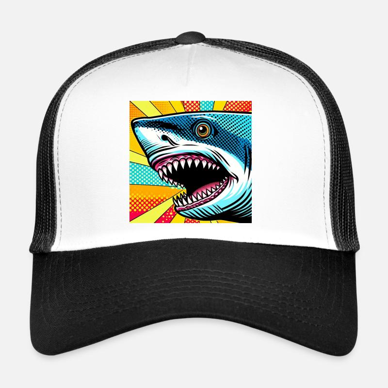 Requin Pop Art Casquette trucker 