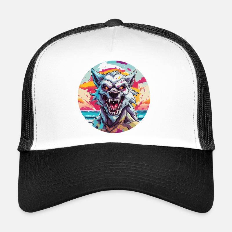 Werwolf / Vollmond / Wesen / Verwandlung / Fluch Trucker Cap