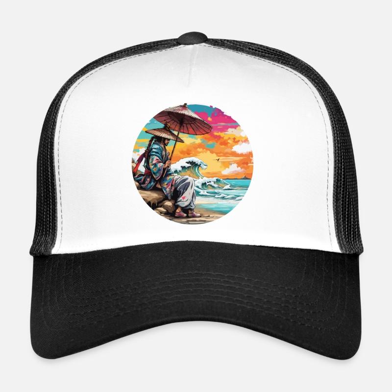 Samurai / Japanisch / Harakiri / Katana / Mann Trucker Cap