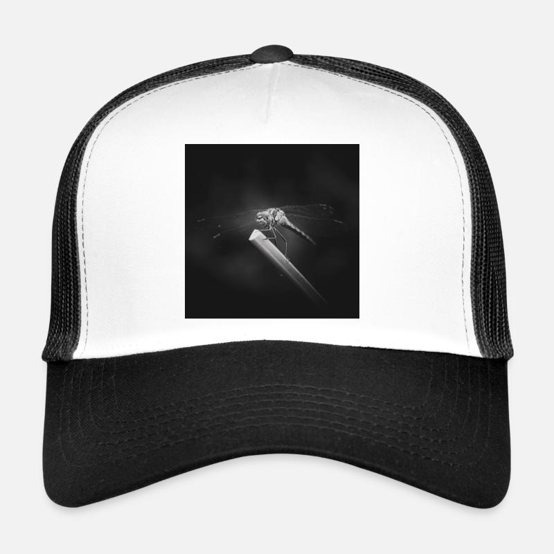 Libellule insecte gros plan affiche Casquette trucker 