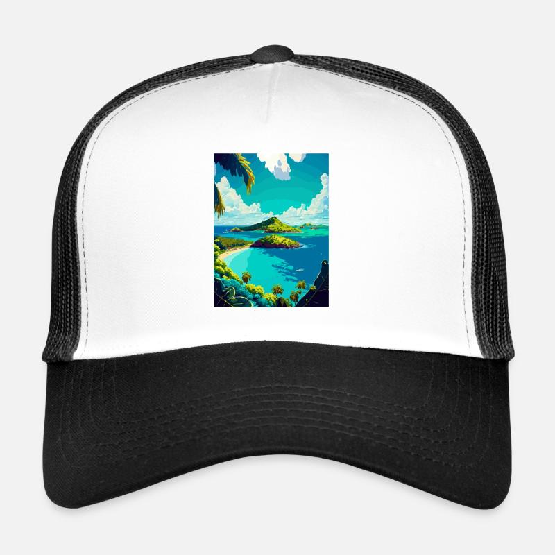 Saint-Vincent-et-les-Grenadines Voyage dans les Caraïbes Casquette trucker 