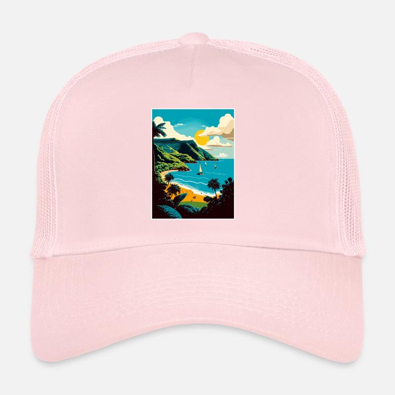 Saint-Vincent-et-les-Grenadines Voyage dans les Caraïbes Casquette trucker 