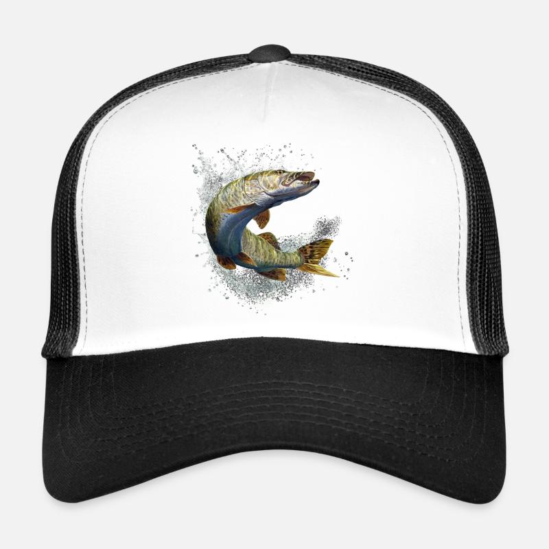 Hecht - Trucker Cap - Weiß/Schwarz