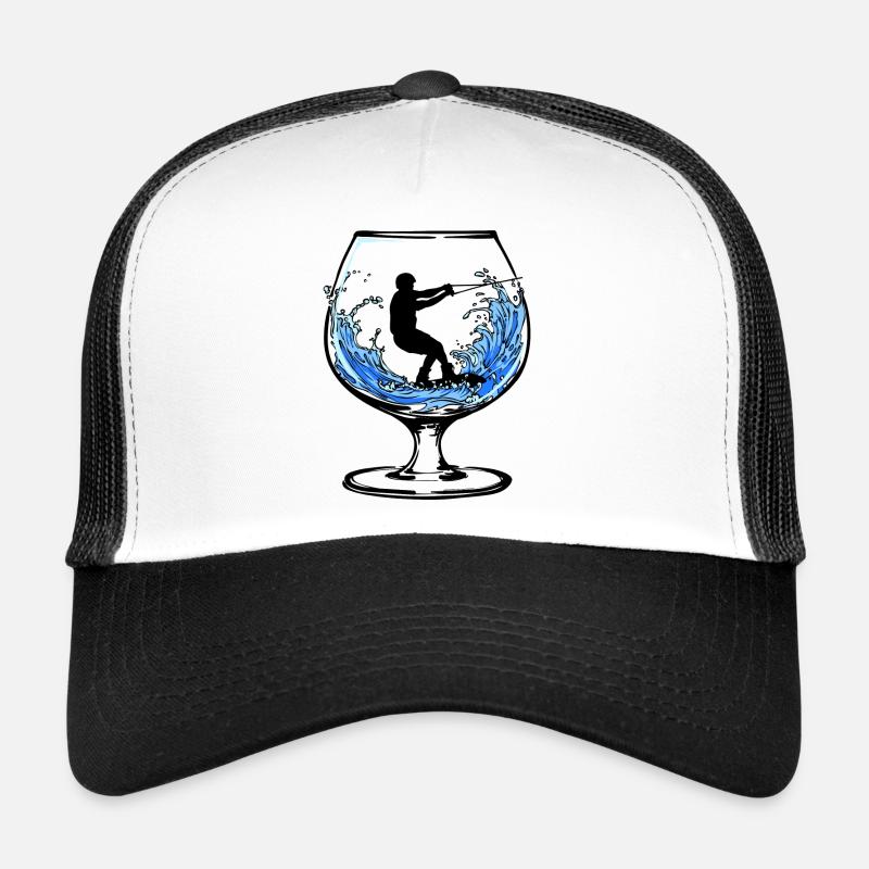Surf, Wakeboard acrobatique, Kitesurfer, Ski nautique Casquette trucker 