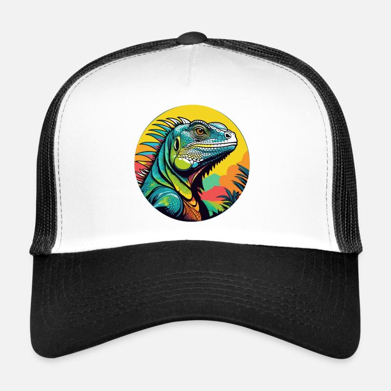 Iguana Art Trucker Cap