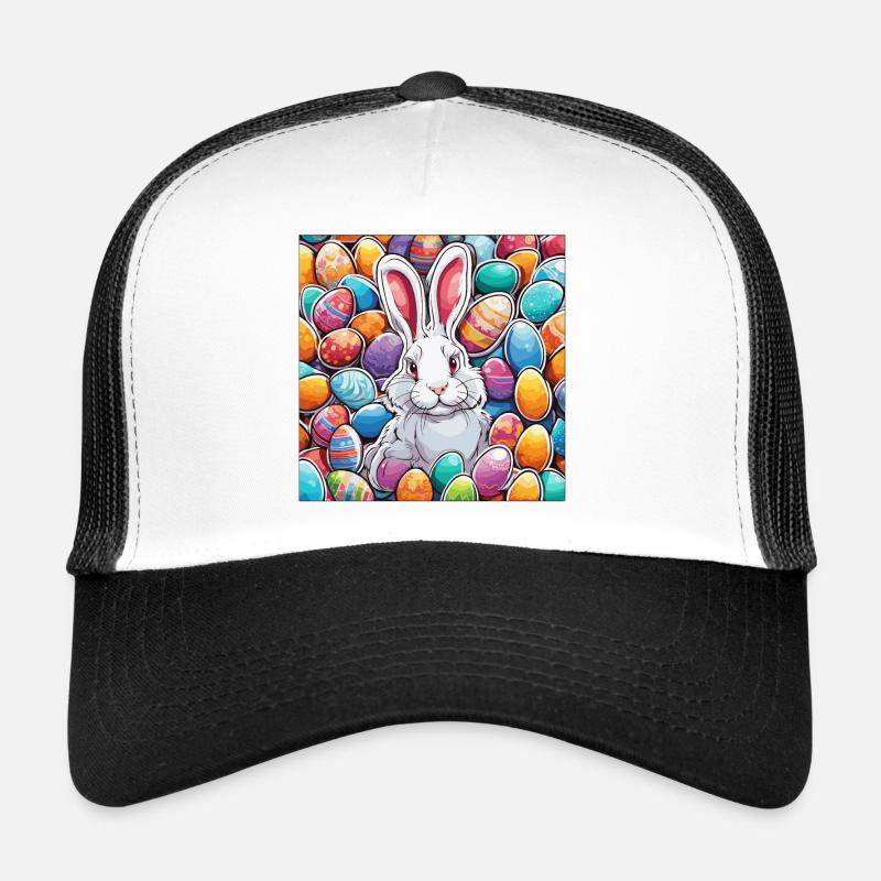 Lapin de Pâques / Pâques / Oeufs / Vacances / Pâques Casquette trucker 