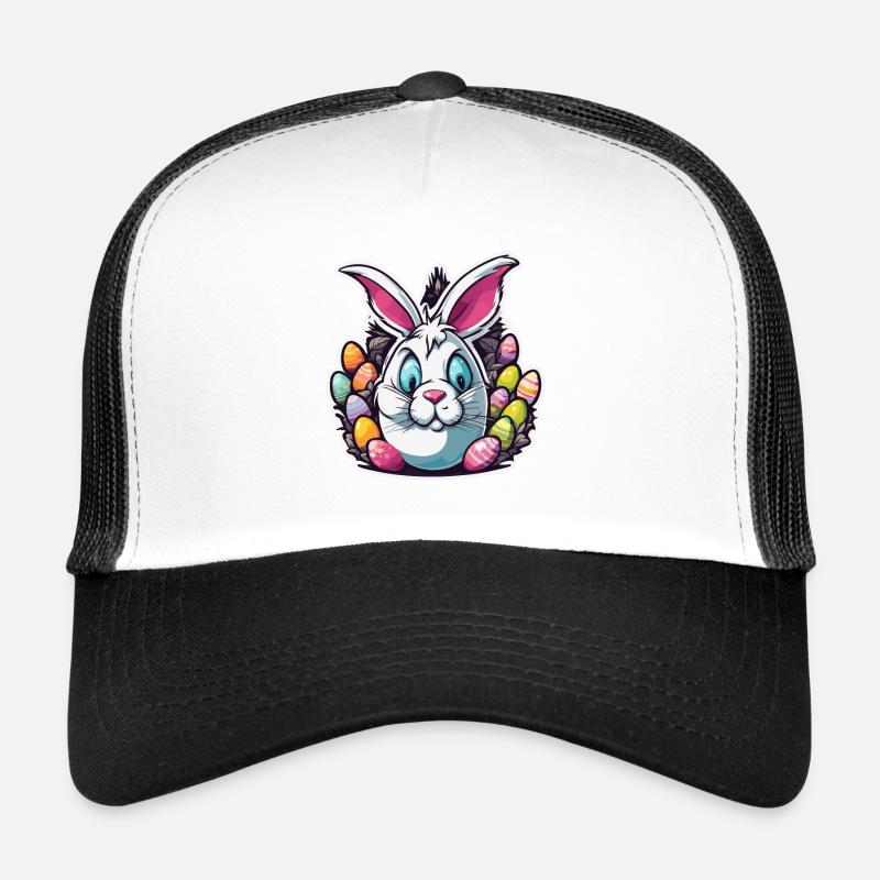 Lapin de Pâques / Pâques / Oeufs / Vacances / Pâques Casquette trucker 
