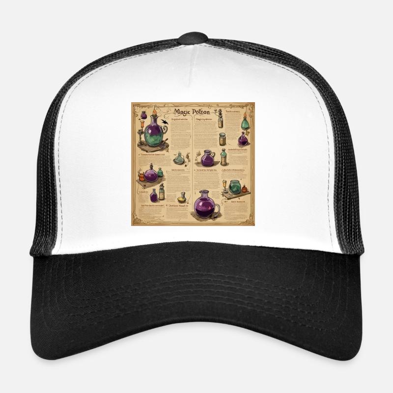 Witch's Handbook / Spellbook / Halloween / Autumn Trucker Cap