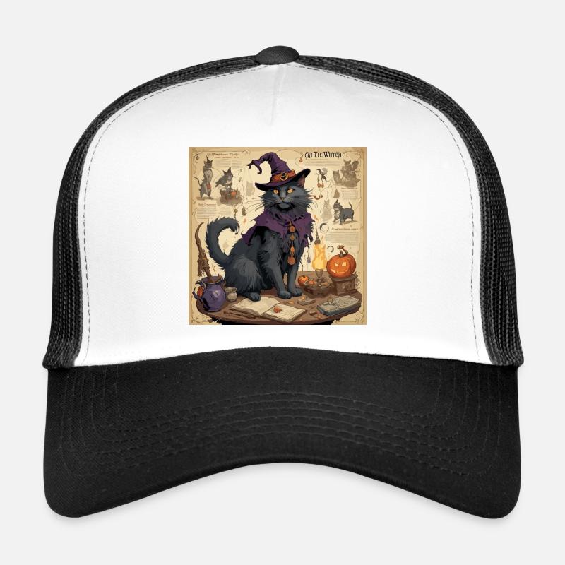 Witch's Handbook / Spellbook / Halloween / Autumn Trucker Cap
