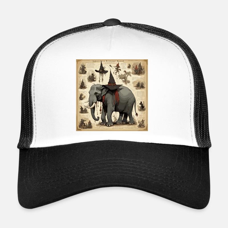 Witch's Handbook / Spellbook / Halloween / Autumn Trucker Cap