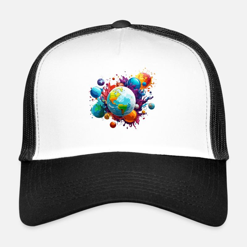 Planètes / Système solaire / Espace / Galaxie Casquette trucker 