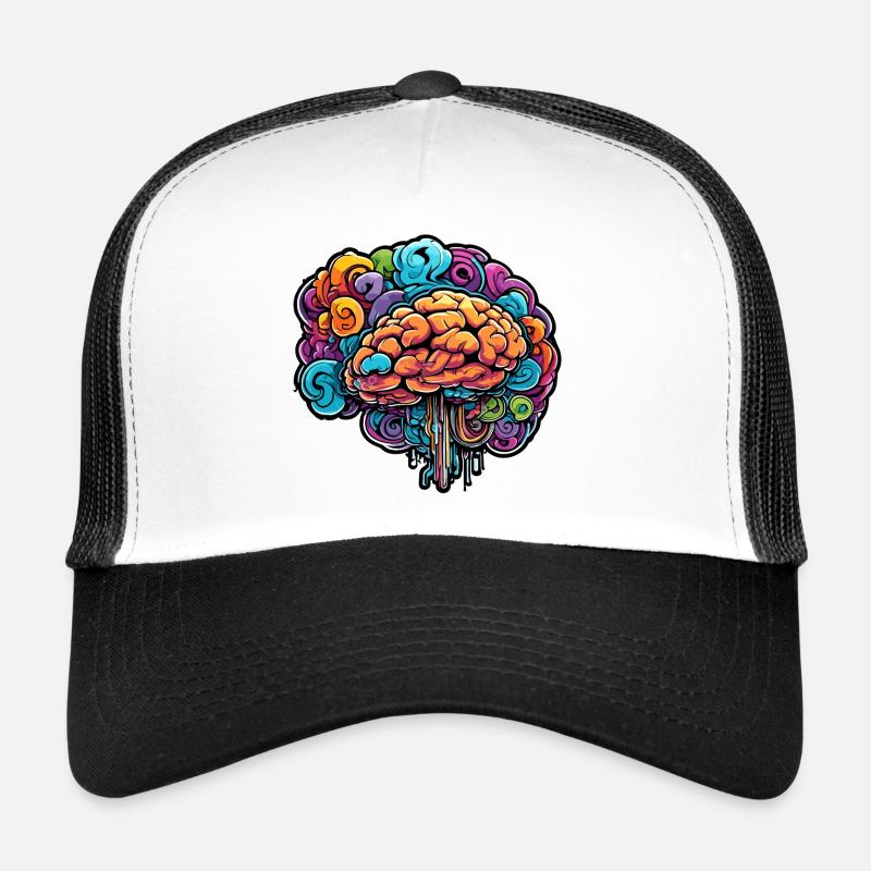 Gehirn / Wissen / Inteligenz / klug / Denken Trucker Cap
