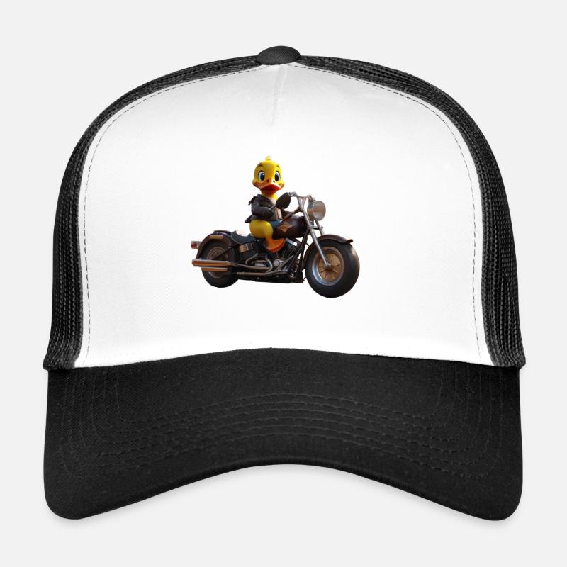Duck Biker  Trucker Cap