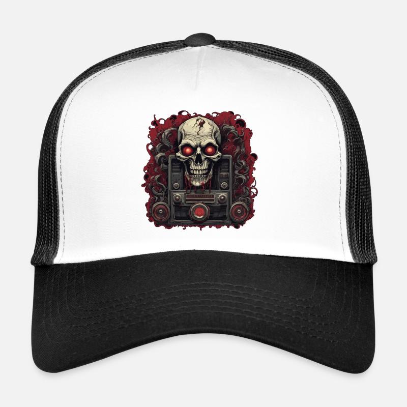 Radio / Analog / Music / Frequency / Speakers Trucker Cap