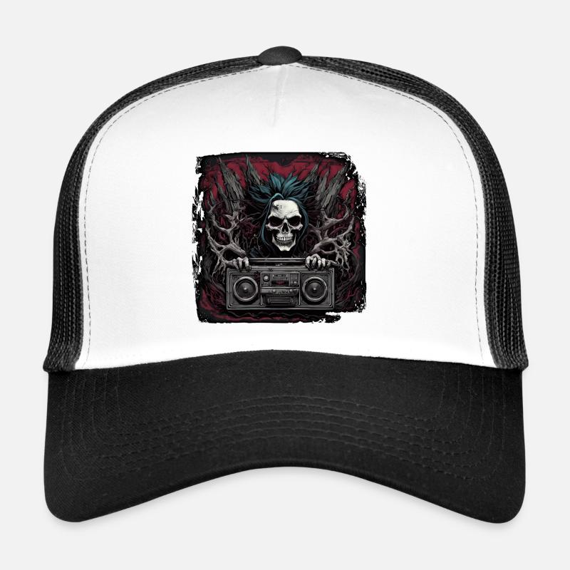 Radio / Analog / Music / Frequency / Speakers Trucker Cap
