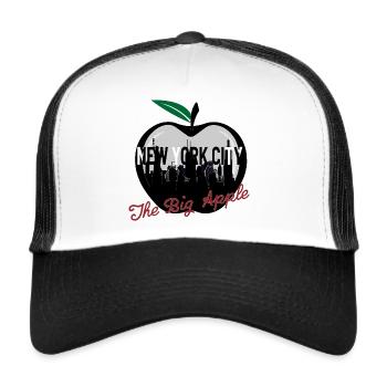 New York City - Trucker Cap - white/black - Front