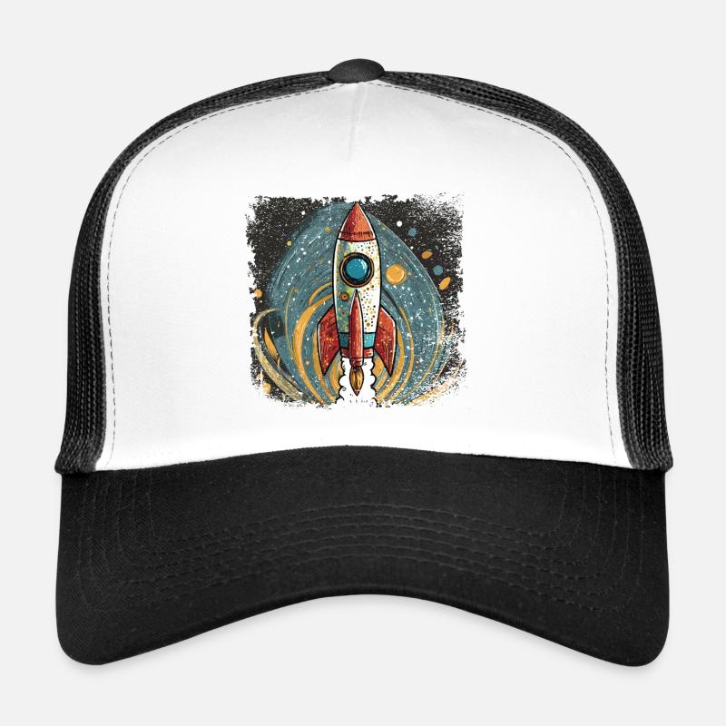Fusée au design élégant Casquette trucker 