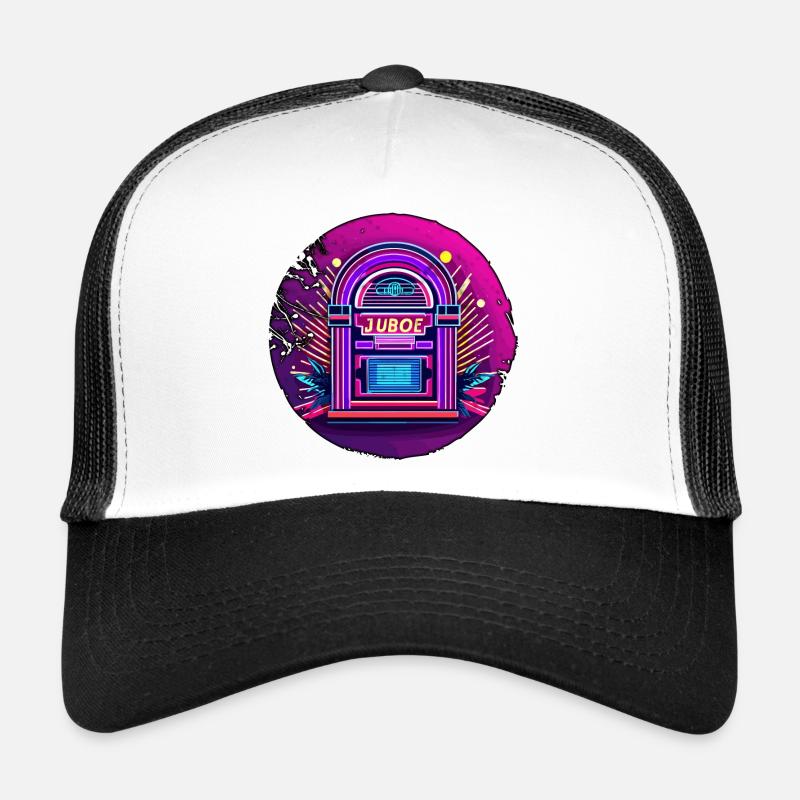 Jukebox / Automate musical / Rétro / années 50 Casquette trucker 