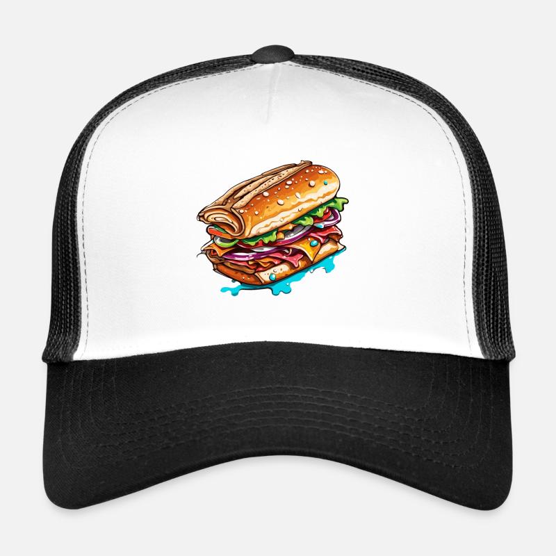 Sandwich / Belegtes Brot / Essen / Lebensmittel Trucker Cap