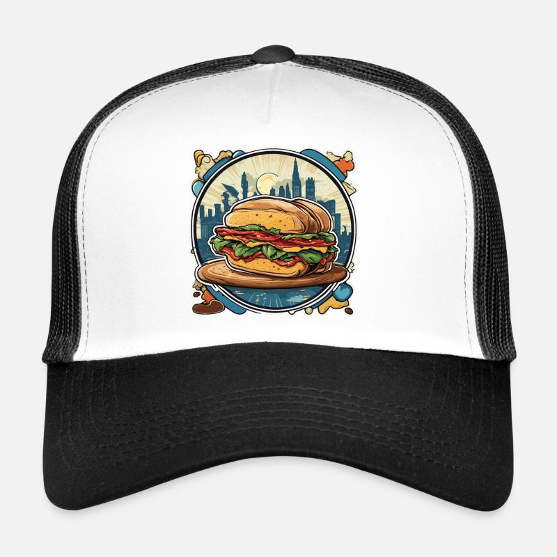 Sandwich / Belegtes Brot / Essen / Lebensmittel Trucker Cap