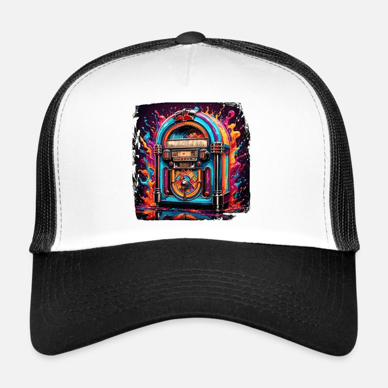 Jukebox / Musical Automaton / Retro / 50s Trucker Cap