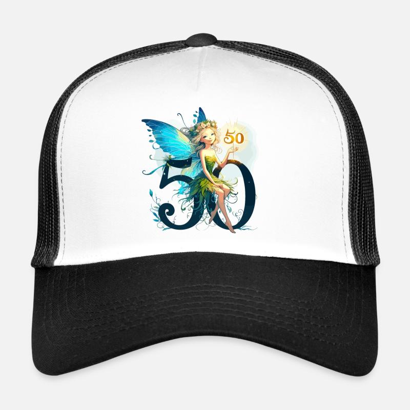 50 ans fée elfe mignon cadeau d’anniversaire Casquette trucker 