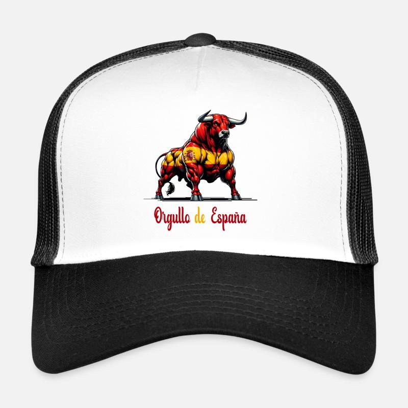 Der Stolz Spaniens Flagge Design Trucker Cap