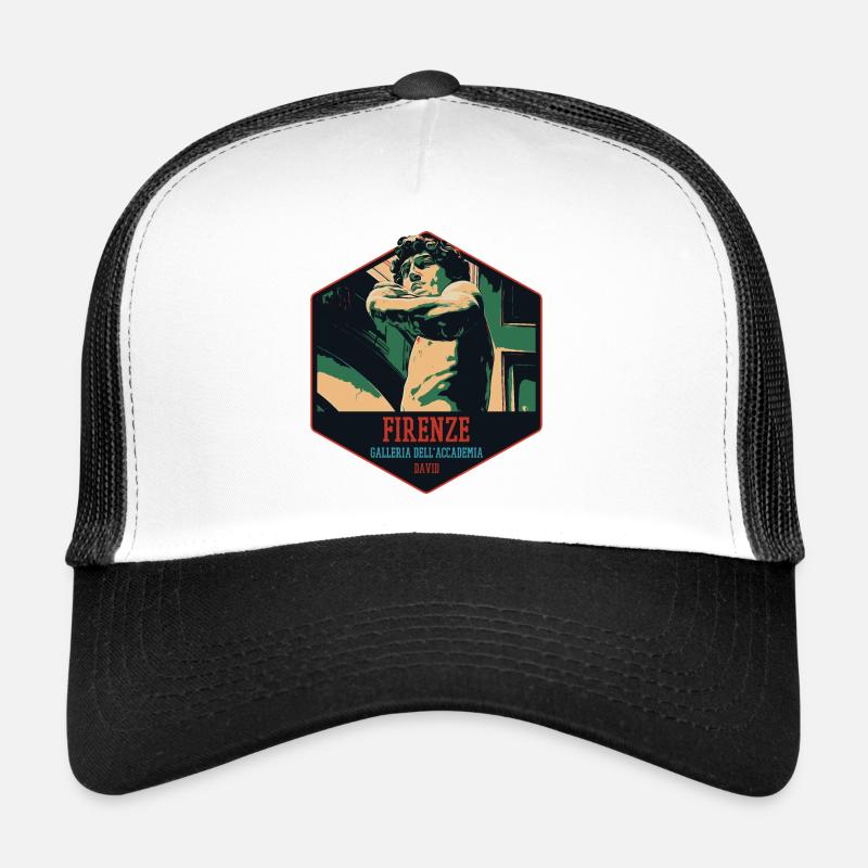 Détail Statue de David, Florence, Italie Casquette trucker 